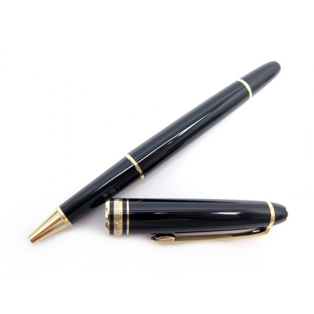 NEUF STYLO BILLE MONTBLANC MEISTERSTUCK CLASSIQUE DORE 12890 ROLLERBALL 405€