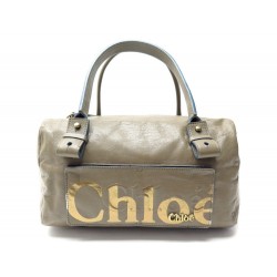 SAC A MAIN CHLOE EN CUIR KAKI KHAKI LEATHER HANDBAG 1200€