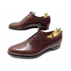 CHAUSSURES CROCKETT & JONES BELMONT 6099 6E 40.5 RICHELIEU CUIR MARRON SHOE 670€