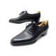 CHAUSSURES JOHN LOBB SUR MESURE 43 DERBY 2 OEILLET CUIR NOIR BESPOKE SHOES 7025€