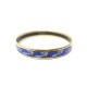 BRACELET HERMES FIN CHEVAUX DANS LES NUAGES T19 EN EMAIL BLEU BOITE ENAMEL 395€