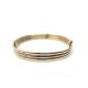 NEUF BRACELET CARTIER JONC RIGIDE 3 ORS 18K 22GR T17 ECRIN 3 GOLD BLANGLE 6500€