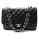 SAC A MAIN CHANEL CLASSIQUE TIMELESS JUMBO CUIR MATELASSE NOIR HAND BAG 8400€