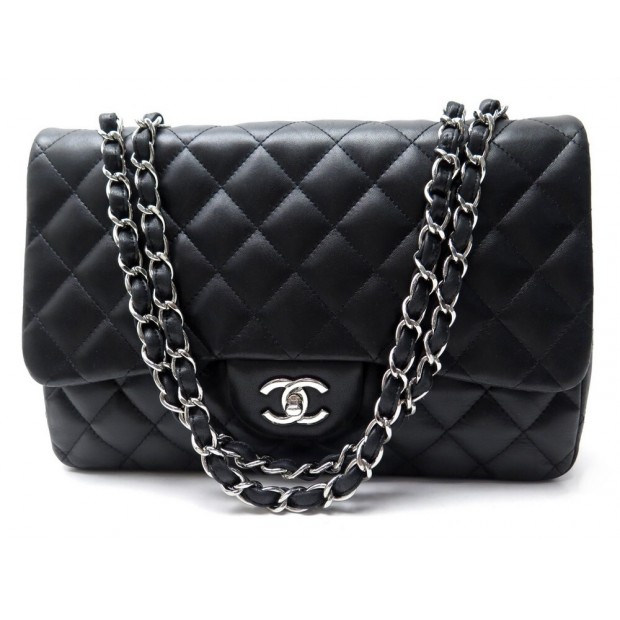 SAC A MAIN CHANEL TIMELESS JUMBO BANDOULIERE CUIR MATELASSE HAND BAG Brown  Leather ref.555383 - Joli Closet