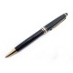 STYLO BILLE MONTBLANC MEISTERSTUCK CLASSIQUE DORE RESINE NOIR 10883 PEN 370€