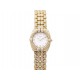 MONTRE CHOPARD GSTAAD 5229 23 MM OR JAUNE 18K & DIAMANTS QUARTZ BOITE GOLD WATCH