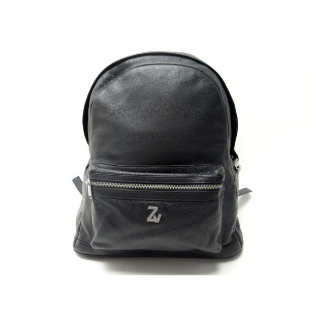 NEUF SAC A DOS ZADIG & VOLTAIRE ZV INITIALE JORDAN WKAB2004H CUIR NOIR BAG 445€