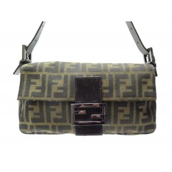 SAC A MAIN FENDI BAGUETTE 8BR00 EN TOILE ZUCCA MONOGRAMME FF CANVAS PURSE 1250€