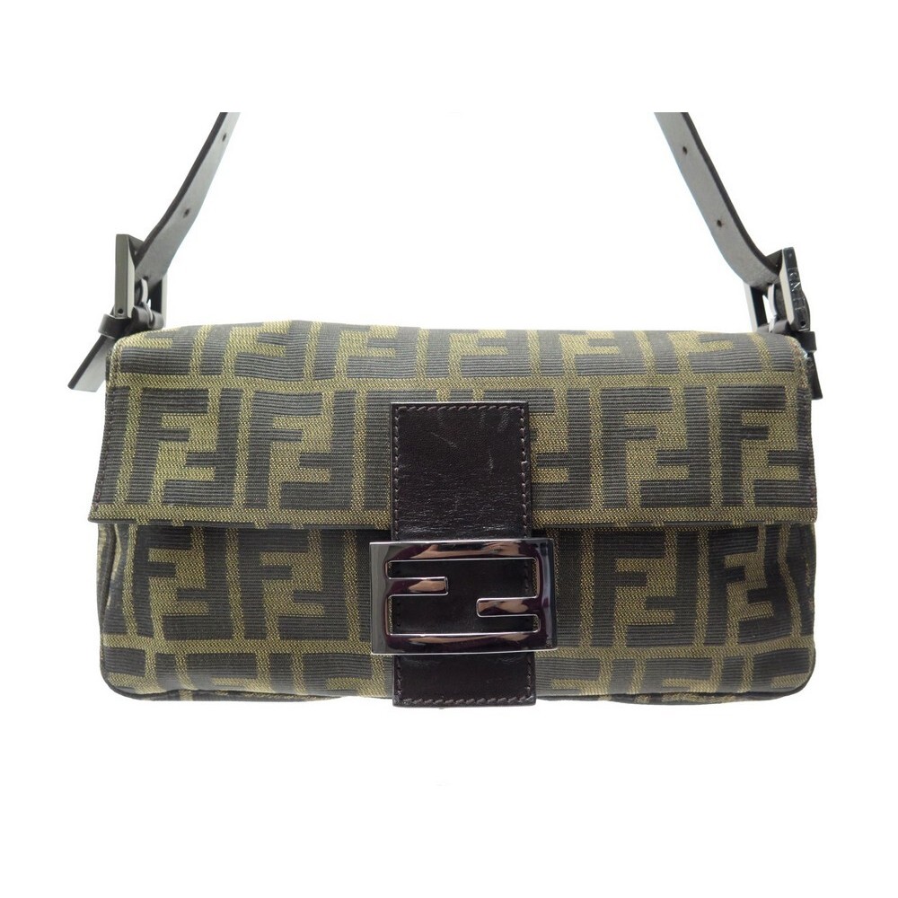 FENDI VINTAGE FF ZUCCA BAGUETTE SHOULDER BAG