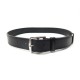 CEINTURE HERMES ETRIVIERE 32 T74 70 A 80 EN CUIR NOIR BOUCLE ARGENTEE BELT 700€