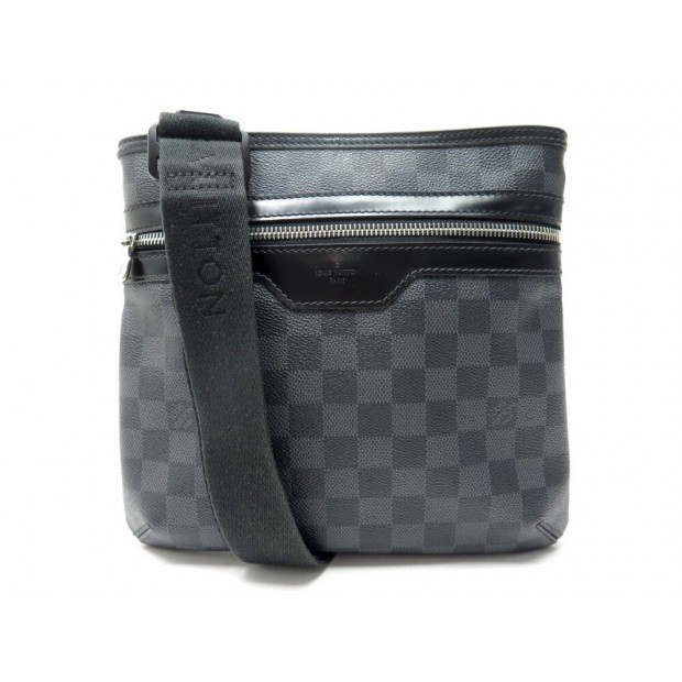 Louis Vuitton Shoulder Thomas Grays Damier Graphite 872903 Black