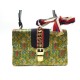 NEUF SAC A MAIN GUCCI SYLVIE PM 421882 EN CUIR & TOILE DOREENEW HAND BAG 2490€