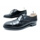 CHAUSSURES JM WESTON DERBY BOUT DROIT 8.5E 42 LARGE EN CUIR NOIR SHOES 675€