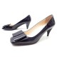 CHAUSSURES PRADA TAFFETA GLAMOUR ZAFFIRO 37.5 IT 38.5 ESCARPINS CUIR VIOLET 495€