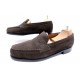 CHAUSSURES JM WESTON MOCASSINS 7.5E 42 LARGE 42.5 DAIM MARRON LOAFER SHOES 560€