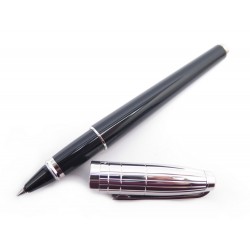 NEUF STYLO BILLE ST DUPONT OLYMPIO 452179N LAQUE NOIR & PALLADIE ROLLERBALL 455€