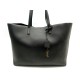 SAC A MAIN SAINT LAURENT SHOPPING 394195 CABAS EN CUIR NOIR TOTE HAND BAG 890€