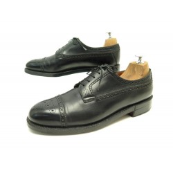 CHAUSSURES JM WESTON 579 TRIPLES SEMELLES DERBY 8.5C 42.5 CUIR NOIR SHOES 1200€