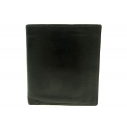 VINTAGE PORTEFEUILLE HERMES RANGE BILLETS EN CUIR NOIR BLACK LEATHER WALLET 910€