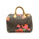 SAC A MAIN LOUIS VUITTON SPEEDY 30 ROSE M48610 STEPHEN SPROUSE MONOGRAM LV ROSES