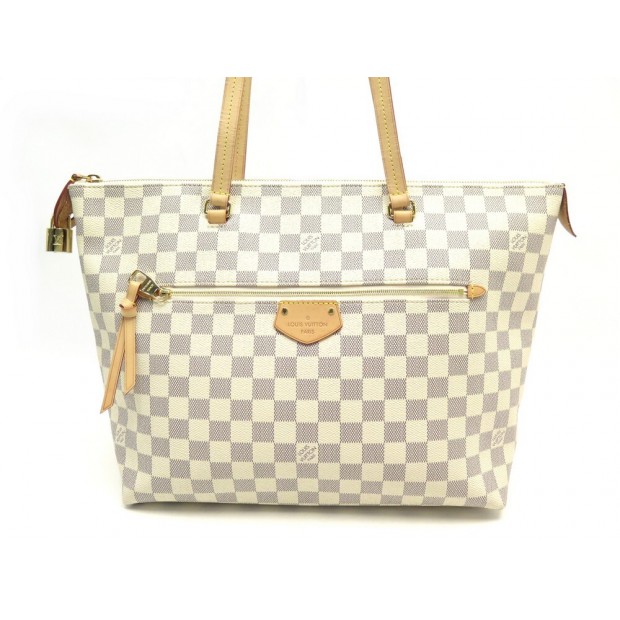 NEUF SAC A MAIN LOUIS VUITTON IENA MM EN TOILE DAMIER AZUR CABAS HAND BAG 1250€