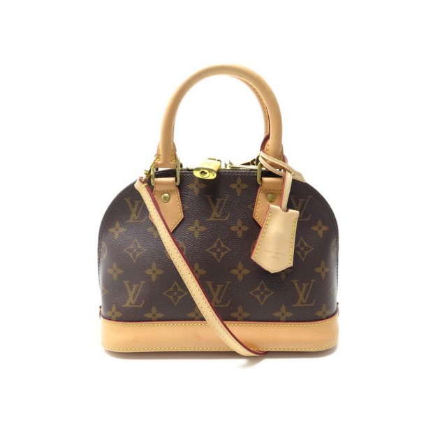 SAC A MAIN LOUIS VUITTON ALMA BB M53152 EN TOILE MONOGRAM BANDOULIERE BAG 1200€