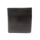 PORTEFEUILLE HERMES PORTE MONNAIE EN CUIR GAUFFRE MARRON LEATHER WALLET 950€