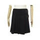 NEUF JUPE PLISSEE BURBERRY BRIT CEINTURE 38 M EN LAINE NOIR NEW BLACK SKIRT 890€