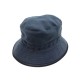 NEUF CHAPEAU HERMES BOB BRODE MOTIF H T57 MIXTE POLYESTER BLEU MARINE HAT 290€