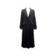 NEUF MANTEAU LONG LEONARD M 38 EN CACHEMIRE NOIR NEW BLACK CASHMERE COAT 3900€