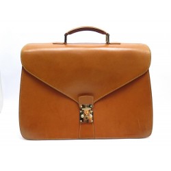 SACOCHE LOUIS VUITTON ATACAMA GM M80313 EN CUIR CAMEL CARTABLE LEATHER BRIEFCASE