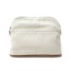 NEUF TROUSSE DE VOYAGE HERMES BOLIDE MM EN TOILE COTON BEIGE BOITE POUCH 355€