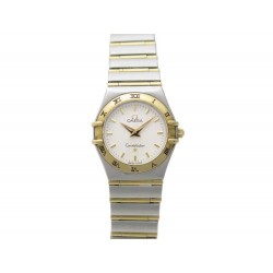 MONTRE OMEGA CONSTELLATION 12723000 QUARTZ 25 MM OR ET ACIER STEEL WATCH 2825€