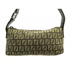 SAC A MAIN FENDI BAGUETTE 8BR443 POCHETTE MONOGRAMME FF ZUCCA CLUTCH BAG 690€