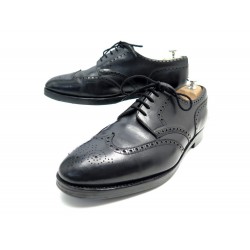 CHAUSSURES JOHN LOBB DERBY DARBY BOUT FLEURI 9.5E 43.5 EN CUIR NOIR SHOES 1255€