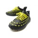 NEUFS CHAUSSURES BOTTEGA VENETA BASKETS 44 EN CUIR NOIR SNEAKERS SHOES 900€