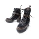 CHAUSSURES LOUIS VUITTON DESERT BOOTS MONOGRAM 36 CUIR & DAIM NOIR SHOES 990€