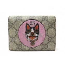 NEUF PORTEFEUILLE GUCCI BOSCO PATCH TOILE GUCCISSIMA 506277 NEW WALLET 440€