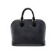 SAC A MAIN LOUIS VUITTON ALMA PM M40302 EN CUIR EPI NOIR LEATHER HAND BAG 1800€