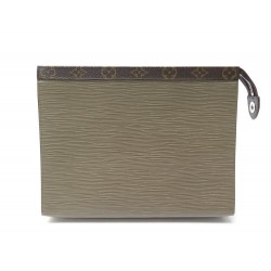 NEUF TROUSSE LOUIS VUITTON M67761 POCHETTE VOYAGE CUIR EPI MONOGRAM POUCH 900€