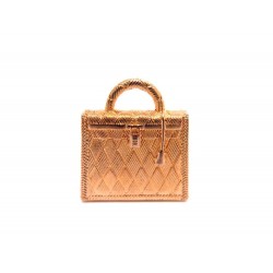 PENDENTIF HERMES ACCESSOIRE CURIOSITE KELLY GUILLOCHE H071663FD00 EN METAL 260€