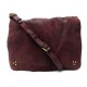 SAC A MAIN JEROME DREYFUSS ALBERT 32CM BANDOULIERE DAIM BORDEAUX HAND BAG 990€