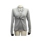 NEUF TWIN SET BRUNELLO CUCINELLI GILET + DEBARDEUR CACHEMIRE M 38 GRIS NEW 2180€