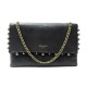 SAC A MAIN LANVIN PERLES EN CUIR NOIR BANDOULIERE POCHETTE LEATHER HAND BAG 790€