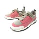 NEUF CHAUSSURES HERMES STADIUM BASKETS H182189Z 37 TOILE ET CUIR SNEAKERS 760€