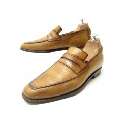CHAUSSURES BERLUTI MOCASSINS ANDY 6 40 CUIR FACON CROCODILE LOAFERS SHOES 1800€