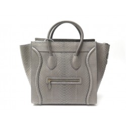 NEUF SAC A MAIN CELINE LUGGAGE S EN CUIR PYTHON TAUPE CABAS NEW HAND BAG 4200€