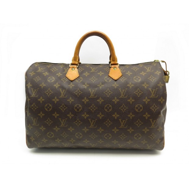 SAC A MAIN LOUIS VUITTON SPEEDY 40 TOILE MONOGRAM MARRON M4110 HAND BAG 1350€