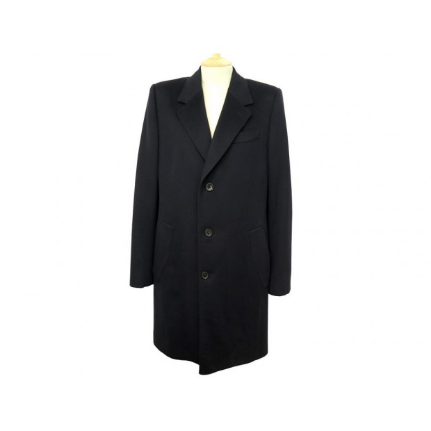 NEUF MANTEAU LOUIS VUITTON BLEU MARINE M 48 EN CACHEMIRE ET SOIE BLUE COAT 2900€