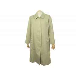 VINTAGE MANTEAU BURBERRYS IMPERMEABLE TRENCH LONG 52 L EN COTON KAKI COAT 1550€